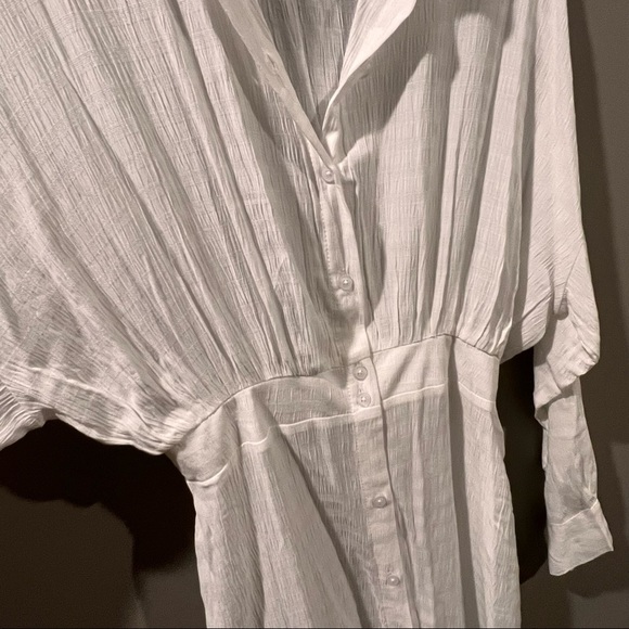 ASOS DESIGN button front maxi beach shirt dress in texture - Picture 9 of 10